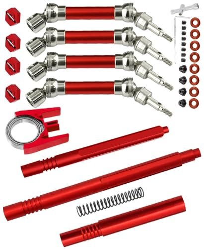 Realtree RC High Performance 4x4 Off Road Truck Ford F 150 Lightning Upgrade Parts HopsupRC Drive Shaft CVD Axles Aluminum Center Driveshaft