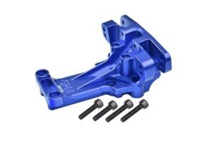GPM Upgrades Aluminum 7075 T6 Front Upper Bulkhead for RC Monster Trucks in the Mud Compatible with TRAXXAS 1 6 4WD XRT 8S and 1 5 XMaxx 6S 8S Monster Trucks Blue