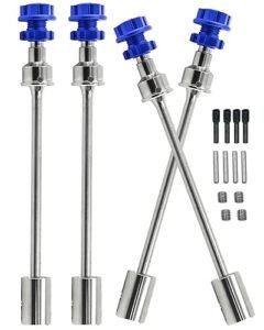 RCMYou 17mm Hex RC Wheels Drive Shaft Axles Upgrade Kit for 1/10 E Revo 2 0 VXL 86086 4 Silver Navy Blue