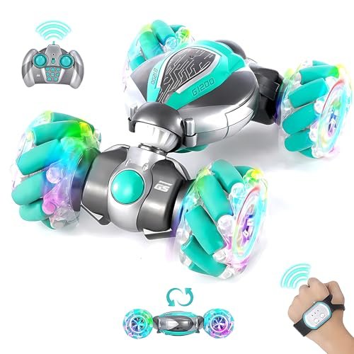 EcoPower Gesture Sensing RC Stunt Car The Ultimate RC Nitro Fuel Alternative for Kids Ages 6 12 with 2.4GHz Remote Control and 360° Rotation
