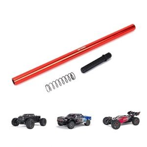 RCAWD Super Big RC Helicopter Alum 205MM Center Driveshaft for ARRMA Big Rock Senton Typhon 3S BLX Upgrade Parts Red