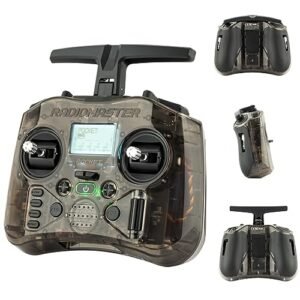 HTLNUZD Pocket EdgeTX Hall Gimbal Control Transmitter for RC Boats in Action with CC2500 ELRS Up to 16CH