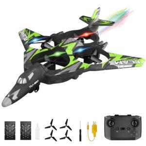 E84 RC Plane with Advanced Sound System Best RC Plane Sound System for Beginners Adults Featuring Xpilot Stabilization Aerobatic 360° Drop Resistant Light Spray