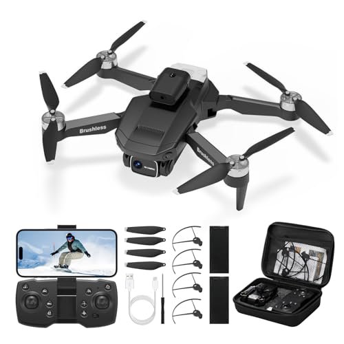 GoolRC RC Fuel Filler Valve Drone with 1080P HD Camera Brushless Motors for Adults and Kids