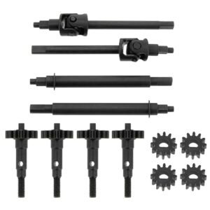 MEUS Racing Portal Axle CVD Drive Shaft Gear Replacement Kit RC Four Wheel Drive UGV Kit for 1/18 TRX4M MEUS Portal Axle Upgrade