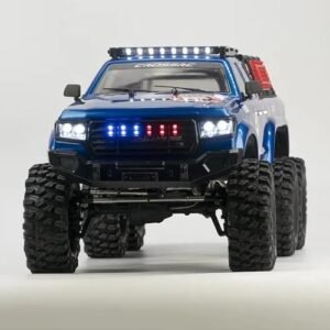 Wheelfun CROSSRC XX10 6WD RC Off Road Truck 1/10 Scale 6X6 AT6 Remote Control Electric Rock Crawler with 2 Speed Gearbox for Adults