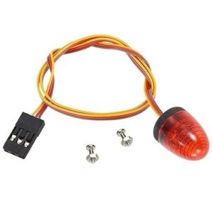WONFAST Ultra Light RC Car LED Police Light Rotating Flash Strobe Lamp 5 Modes for 1 8 1 10 1 14 Scale Models
