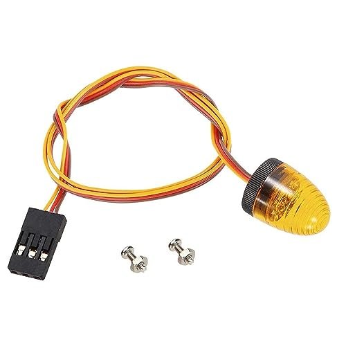 WONFAST Ultra Bright LED Police Light with 5 Modes for 1/8 RC Truck Body and Other Scale Models