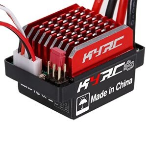 HSD Jets RC 60A Brushed ESC Electric Speed Controller with 6V 2A BEC for 1 10 Scale RC Cars TRAX4 6 D90 HSP Redcat Axial SCX10 HPI DIY Models