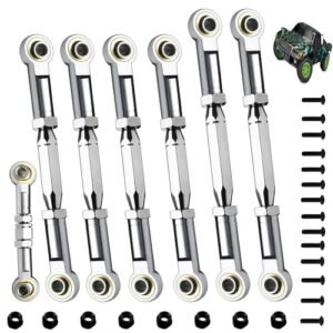 XZSNLYZ Supercharger for RC Car 2025 Stainless Steel Turnbuckles Tie Rods Compatible with Traxxas 1/10 Models