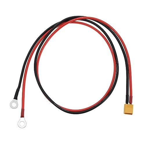 ECSiNG XT60 Male to O Ring Male Cable 12AWG 1m for RC Aircraft Drones FPV