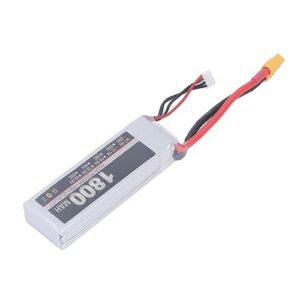 VBESTLIFE Rechargeable LiPo Battery Pack 11.1V 3S 1800mAh 25C for Nine Eagles RC Plane XT60