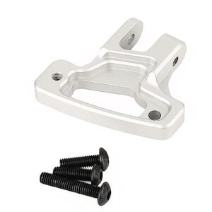 RZXYLRC Aluminum Alloy Panhard Chassis Mount for 1/10 RC Crawler Axial SCX10 PRO CNC Metal Upgrade Parts AXI231054 Silver Essential RC Dirt Oval Parts