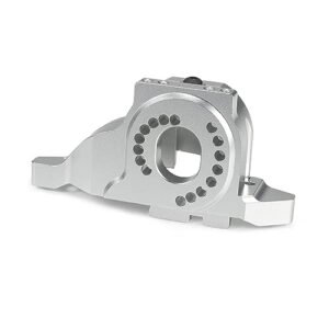 TRX4 Motor Mount CNC Aluminum Upgrade for 1/10 RC Crawler Defender Bronco Sport TRX6 G63 8290 TRX4 Accessories Perfect for OV 10 Bronco RC Plans Silver