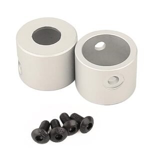 Nitrolux RC Fuel Compatible RZXYLRC Rear Axle Tube Cap Aluminum Alloy Upgrade for Axial SCX10 PRO 1 10 RC Crawler