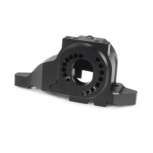 Powmok TRX4 Motor Mount CNC Aluminum Plate Upper Spur Gear Cover for New Bronco RC Body 1/10 RC Crawler Defender Bronco Sport TRX6 G63 8290 TRX4 Upgrades Accessories Black