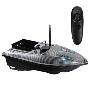 Pro Angler RC Fishing Boat with Baitcasting 546Yards Remote Control Grey 3.3lbs Loading Capacity