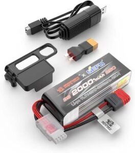 BEZGAR 3S 11.1V 2000mAh Battery 3S2000+P3050 for HP161S HP163S HP141 HP141S RC Truck