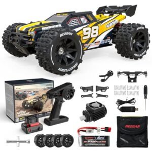 BEZGAR HP141S 1/5 Scale RC Monster Truck Electric Fast Offroad Waterproof Hobby Car with Brushless Motor