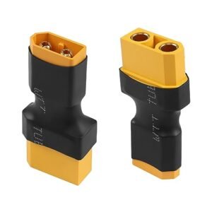 QIANRENON XT60 to XT90 Adapter Connector 2 Pcs Essential for Finding the Best Way to Clean Nitro RC Car
