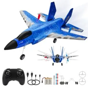 Fremego Foam RC Jet Plane F 35 2.4Ghz 6 Axis Gyro Ready to Fly RC Foam Jet Plane Plans for Beginners Kids Adults