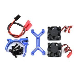 High Performance RC 540 Motor Top Speed Cooling Fan Heatsink Dual 20000rpm Fans Adjustable Mount for Traxxas Slash ARRMA Axial SCX10