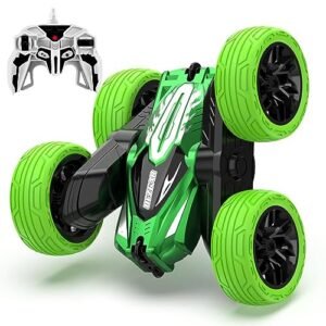 BEZGAR RC Onroad Cars Upgraded Dual Motor Remote Control Car with USB Charging 2.4GHz All Terrain Stunt Features for Kids