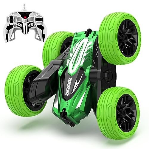 BEZGAR RC Onroad Cars Upgraded Dual Motor Remote Control Car with USB Charging 2.4GHz All Terrain Stunt Features for Kids