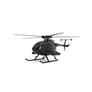 MD500 C189 RC Helicopter Malaysia 1/28 Scale 2.4G 4CH Single Rotor with Dual Brushless Motors Ready to Fly Black