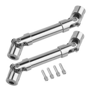 RC Willey Clearance Center SLC UT 1 10 Scale Steel Drive Shafts 2Pcs for Axial SCX10 Trx4 SCX10II Wraith D90 TF2 Redcat Gen7 GEN8 Tamiya CC01 CC02 RC Crawler Cars