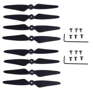 Limskey 2 Sets 8 Pack Black F7 Propellers Compatible with Bwine F7 GB2 F7 SJRC F7S F7 4K 9800FT RC Quadcopter Drone F7 Propeller Perfect for RC Willey Mattress Sets Enthusiasts