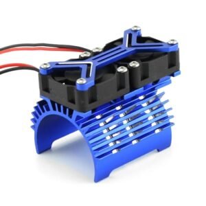 Arrma RC Truck 1/8 Kraton 6S High Performance Dual 30mm Cooling Fan with 42mm Aluminum Heatsink for 4274 4068 4268 Brushless Motor 15000 RPM