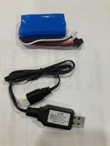 (HIZLI) Battery+USB Charger (Upgrade) for Compatible XShot Hyper Gel Trace Fire Blaster,