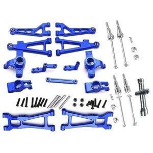ZDingTech HBX 16889 Metal Drive Shaft Parts Upgrade Kit Compatible with Inkfish RC Jet Ski and Other 1/16 RC Cars