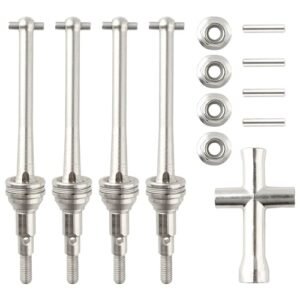 GDOOL RC Lifted Trucks 16410 Front Rear Metal Drive Shaft CVD Set for H16 Series 1 16 Scale Brushless Monster Trucks
