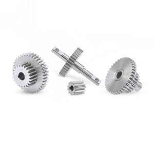 FACCNOY Stainless Steel Overdrive Gearbox Transmission Gear Set for TRX4M K10 1 18 RC Crawler Car Upgrade Including RC Car Radio Upgrade