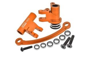 Hoosier RC Tires Compatible Aluminum 7075 Steering Bellcrank Set for 1/10 Lasernut Tenacity Ultra 4 Rock Racer and DB Pro Desert Buggy