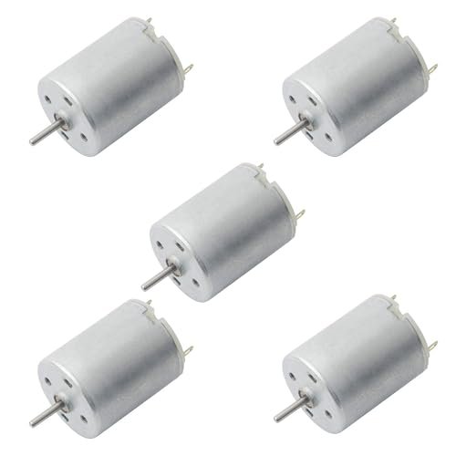 SGHAJIME 5Pcs DC Motor 3 12V Electric 280 Motor for RC Gas Boat Motors DIY Toys