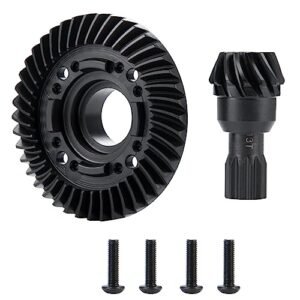 BRKRC Steel Differential Gears Set 13T 42T for RC Truck Maxx Traxxas X Maxx 6S 8S XRT 8S Monster Truck Upgrades Front Rear Diff Ring Pinion Gear