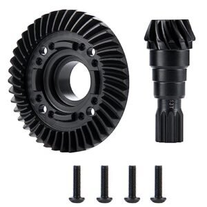 BRKRC Steel Front Rear Differential 13T 42T Diff Gears Set for Aftershock RC Monster Truck Traxxas X Maxx 6S X Maxx 8S XRT 8S Upgrades Front Pinion Gear Diff Ring