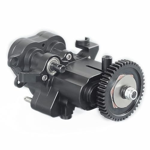 AMK 32P 2 Speed TRX4 Transmission Case Metal Transfer Gearbox Upgrade for 1/10 RC Crawler TRX6 Best RC Crawler Tires 2 2