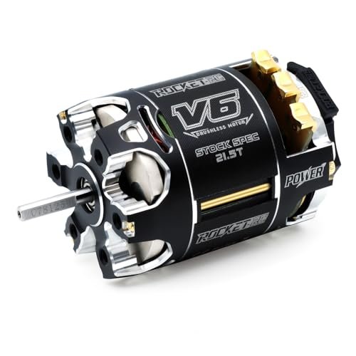 Surpass Hobby Rocket 540 V6 Sensored Brushless RC Rocket Motor 21.5Tkv for 1/10 Scale Racing Cars
