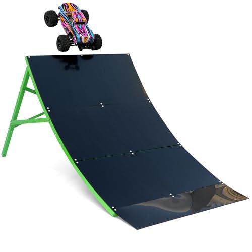 Ultimate RC Plane Tricks Stunt Ramp 21 Inches High for 1/12 and 1/16 Scale Remote Control Cars and Trucks by RampMaster