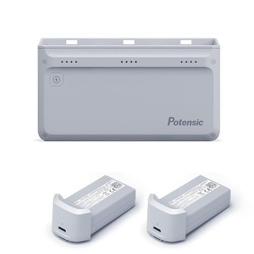 Potensic Atom Parallel Charging Hub with 2 Smart Batteries and 1 Super Quick Charge Adapter Essential for RC Enthusiasts Using Super Glue for RC Tires