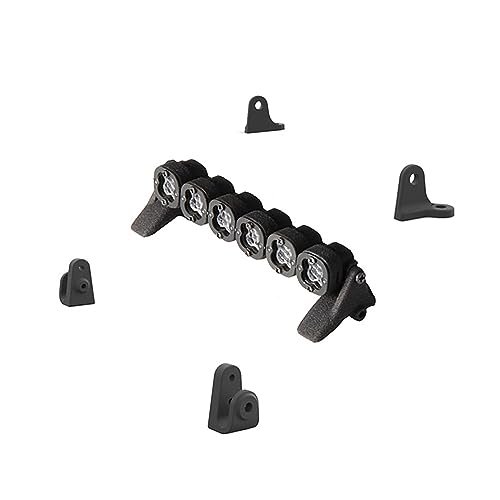 Axial SCX24 TRX4M 6 LED RC Neon Lights Roof Lamp Headlights Multi Function Spot Light Bar Upgrade Parts for 1 24 1 18 RC Crawler Car
