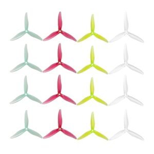 Gemfan Hurricane 51366 MCK ReV3 FPV Racing Drone Propellers 5.1 Inch Tri Blade PC Props Pack of 16pcs for RC Hobbies Sydney