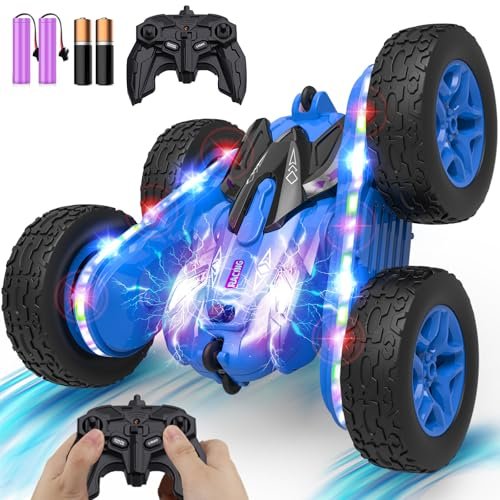 TOY Life Kids Stunt Remote Control Car 2.4G HZ RC Stunt Car for Boys & Girls 360° Rotating Double Sided We Buy RC Cars