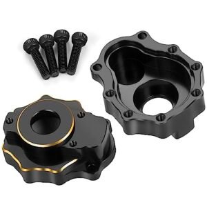 Zolikar 2PCS RC Rear Portal Housings Outer Brass Counter Weight for 1/10 Scale TRX4 Upgrades Enhancing Minimum Thrust to Weight Ratio RC Plane Performance