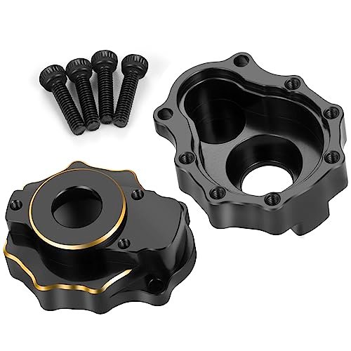 Zolikar 2PCS RC Rear Portal Housings Outer Brass Counter Weight for 1/10 Scale TRX4 Upgrades Enhancing Minimum Thrust to Weight Ratio RC Plane Performance