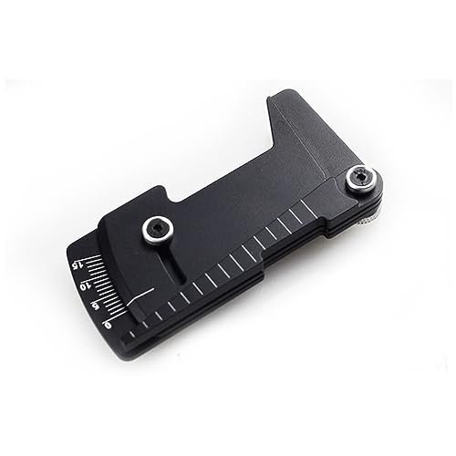KingVal Metal Adjustable Ruler 15 Degrees RC Car Wheel Tire Camber Gauge Height Measuring Tool Compatible with Coats RC 20a Tire Changer Specs